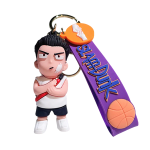 Slam Dunk Hanamichi Sakuragi Purple Strap - Keychain