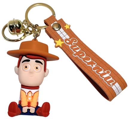 Toy Story Woody Brown Strap - Keychain