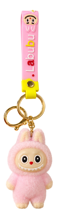 Labubu Pink Fur-Covered Pink Strap - Keychain  for sale in Egypt from Games2Egypt