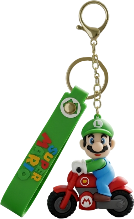 Super Mario Luigi Motorcycle Green Strap - Keychain  for sale in Egypt from Games2Egypt
