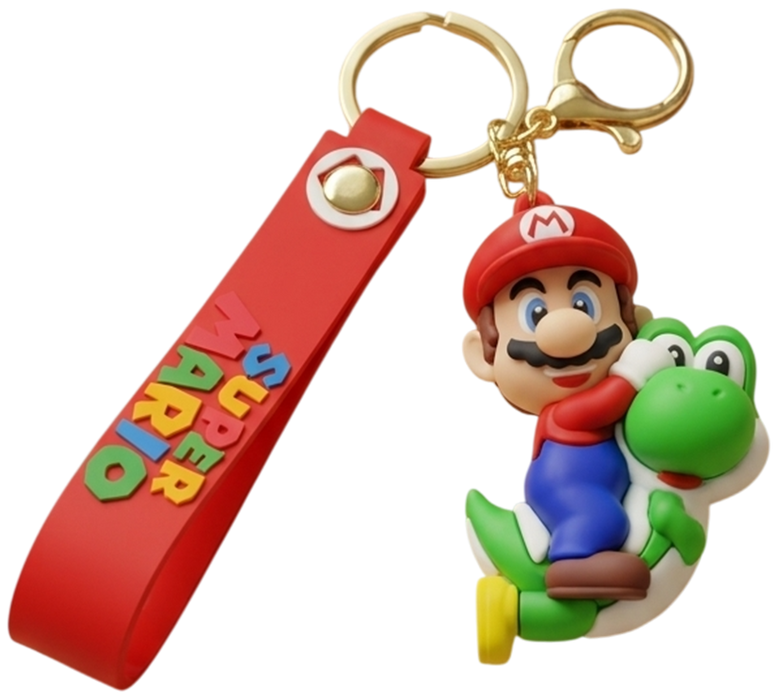 Super Mario & Yoshi Red Strap - Keychain  for sale in Egypt from Games2Egypt
