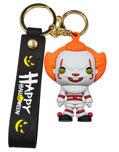 IT Pennywise Happy Halloween Black Strap - Keychain