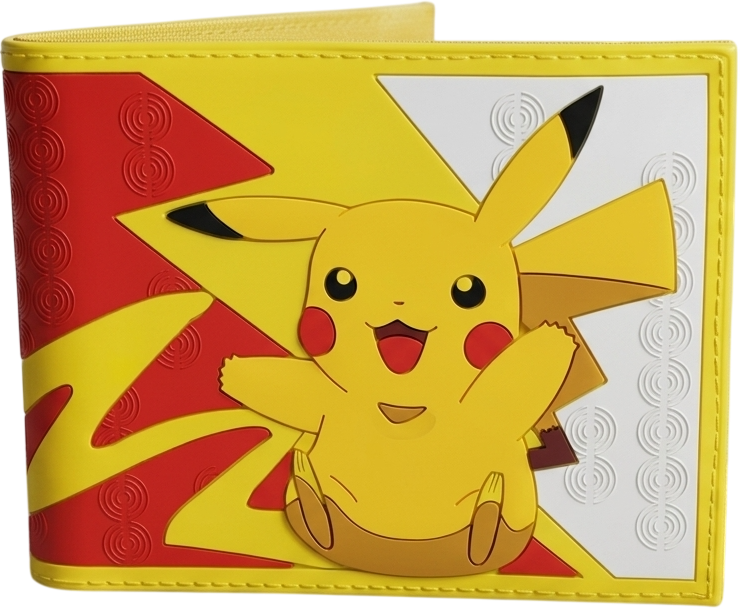Pokémon Pikachu Classic Bi-Fold Wallet – Yellow & Red  for sale in Egypt from Games2Egypt