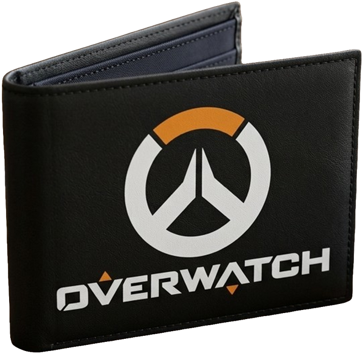 Overwatch Logo Bi-Fold Wallet – Black  for sale in Egypt from Games2Egypt