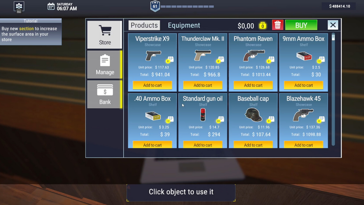 Gun Center Simulator  for sale in Egypt from Games2Egypt