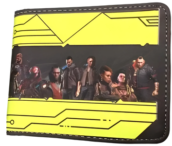 Cyberpunk 2077 Logo Bi-Fold Wallet – Yellow & Black