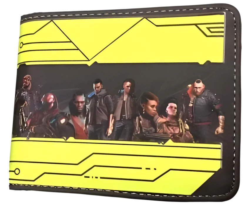 Cyberpunk 2077 Logo Bi-Fold Wallet – Yellow & Black  for sale in Egypt from Games2Egypt