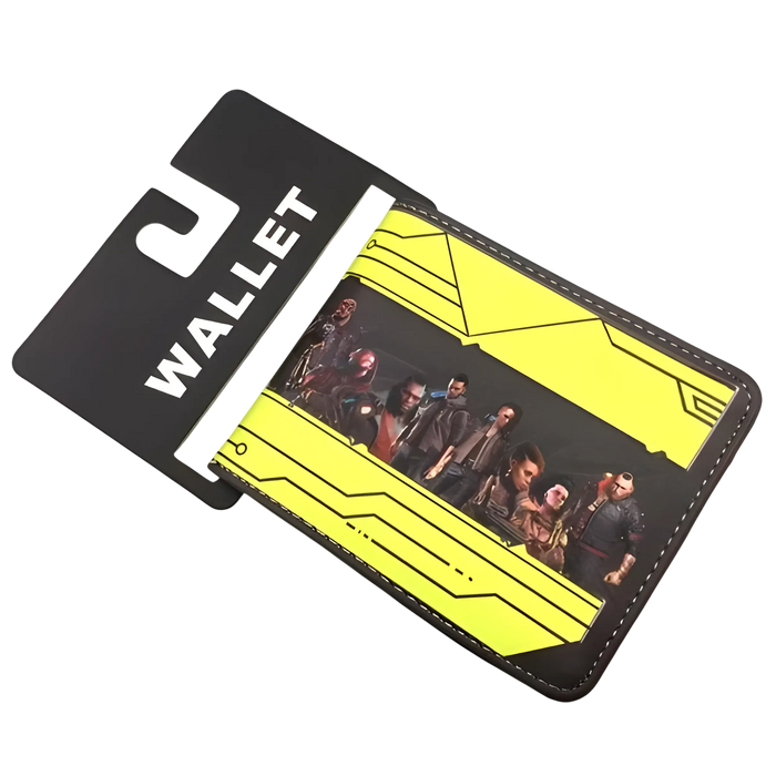 Cyberpunk 2077 Logo Bi-Fold Wallet – Yellow & Black  for sale in Egypt from Games2Egypt
