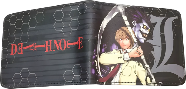 Death Note Light & Ryuk Bi-Fold Wallet – Black  for sale in Egypt from Games2Egypt