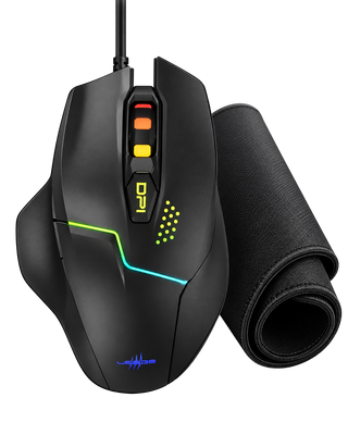 uRage Reaper 111 RGB Wired Gaming Mouse - Black