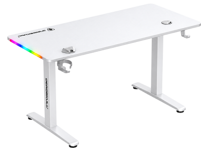 Deadskull RGB Electric Height-Adjustable Gaming Desk - White  for sale in Egypt from Games2Egypt