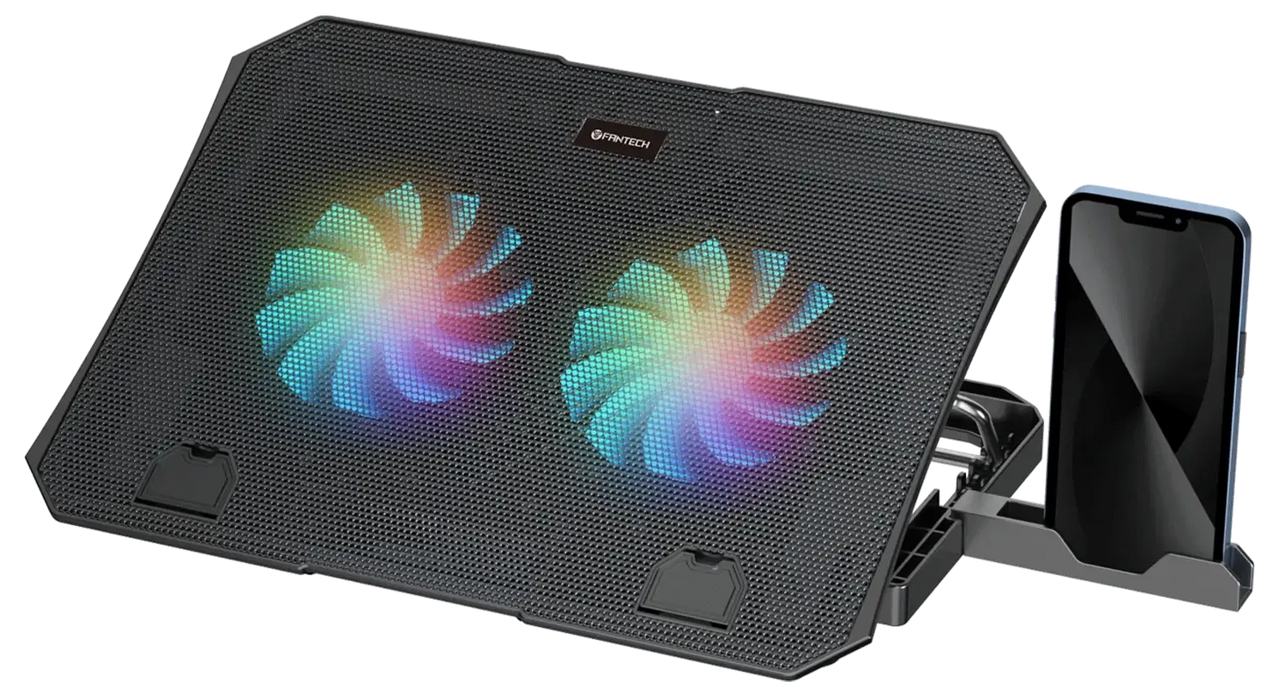 Fantech NC14 Notebook Cooler Laptop Cooling Pad - Black  for sale in Egypt from Games2Egypt