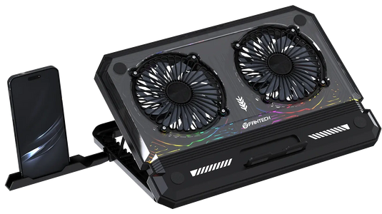 Fantech NC21 Notebook Cooler Laptop Cooling Pad - Black  for sale in Egypt from Games2Egypt