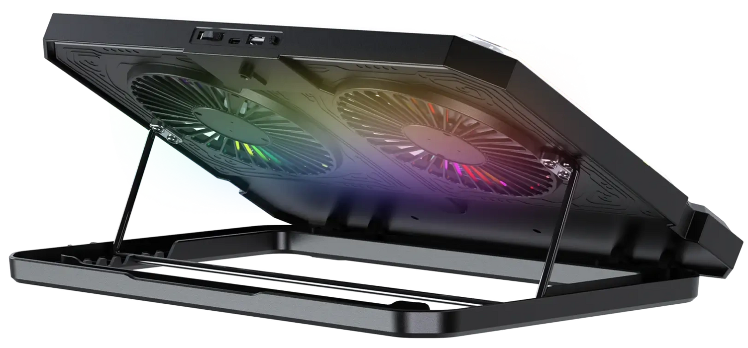 Fantech NC21 Notebook Cooler Laptop Cooling Pad - Black  for sale in Egypt from Games2Egypt