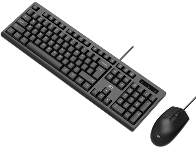Fantech KM101 GO Office Keyboard & Mouse Combo - Black  for sale in Egypt from Games2Egypt