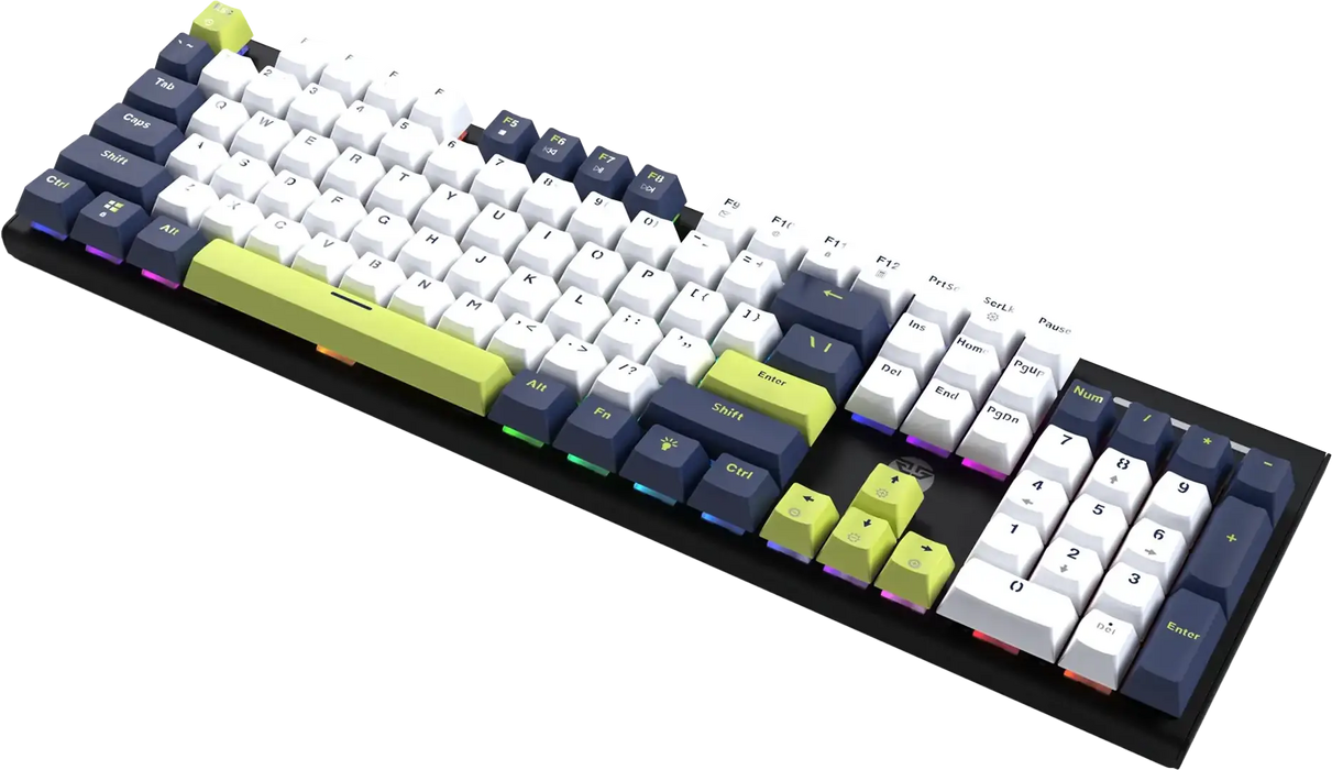 Fantech ATOM104S MK878S Wired Mechanical Gaming Keyboard - White - Rosie Switch  for sale in Egypt from Games2Egypt