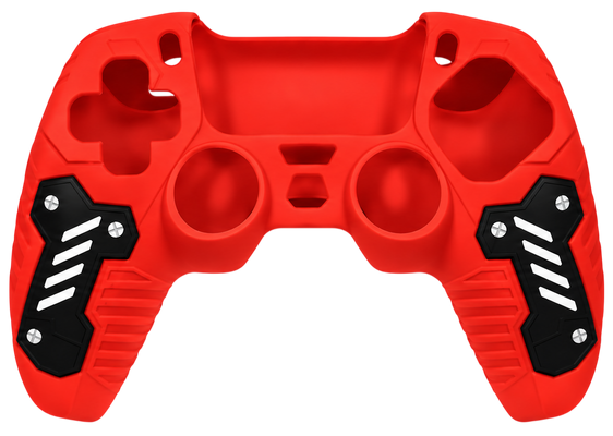 PS5 Dualsense Silicone Case Protector - Red/Black
