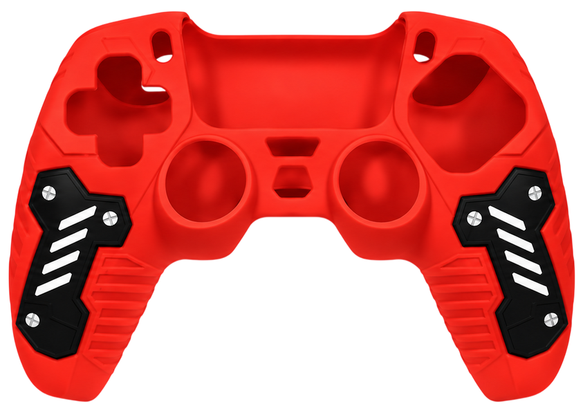 PS5 Dualsense Silicone Case Protector - Red/Black