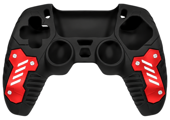 PS5 Dualsense Silicone Case Protector - Black/Red