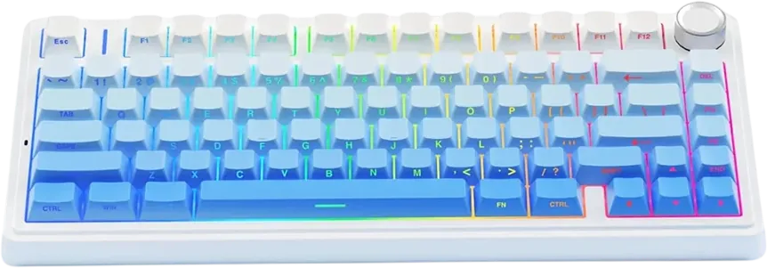 AULA F75 TKL Tri-Mode Wireless Mechanical Gaming Keyboard - Glacier Blue – image 3