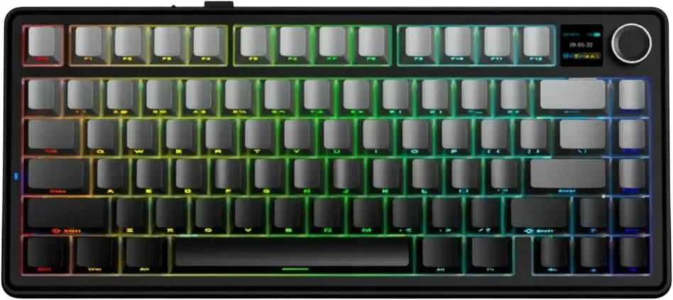 AULA F75 Max TKL Tri-Mode Wireless Mechanical Gaming Keyboard - Glacier Grey – image 2