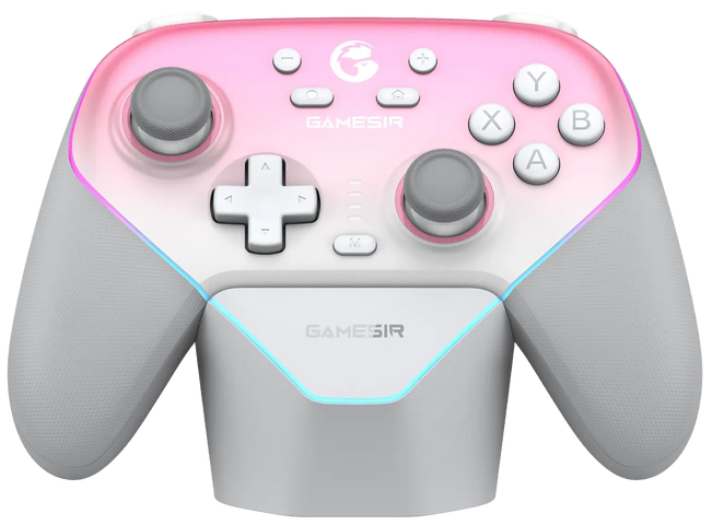 GameSir Super Nova Tri-Mode Wireless Gaming Controller with Hall Effect Sticks - Whipped Pink