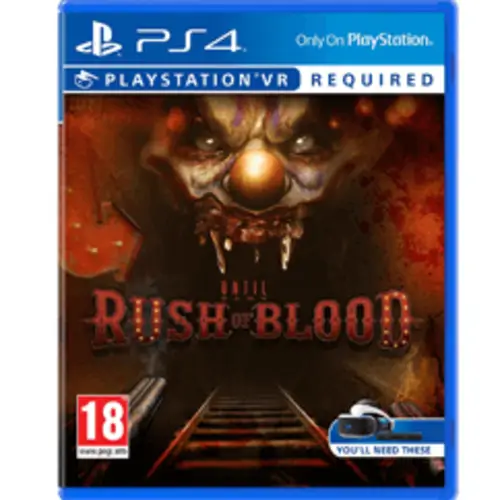 Until Dawn Rush of Blood VR PlayStation PS4
