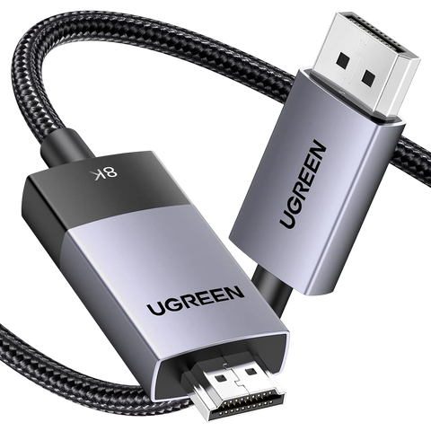 UGREEN DP115 Uni-Directional DisplayPort 1.4 to HDMI 2.1 8K Cable - 2M