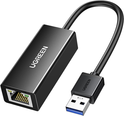 محول شبكة يوجرين CR111 USB 3.0 جيجابت إيثرنت - أسود