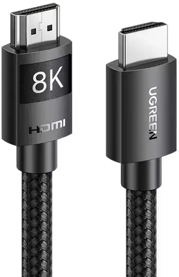 كابل يوجرين HD150 HDMI 2.1 بدقة 8K@60Hz و4K@120Hz - أسود - 5 متر