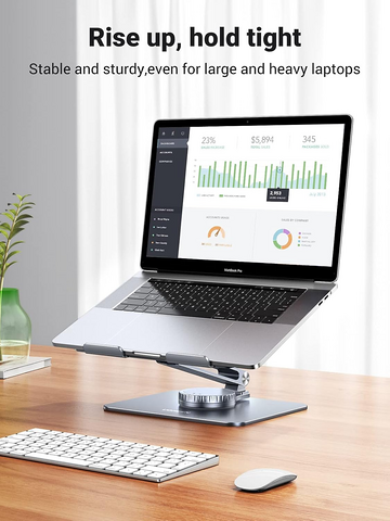 UGREEN LP592 Swivel Adjustable Laptop Stand - Silver – image 6