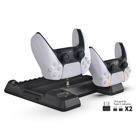 DOBE TP5-0593 PS5 Fat Multifunctional Cooling Stand - Black – image 3