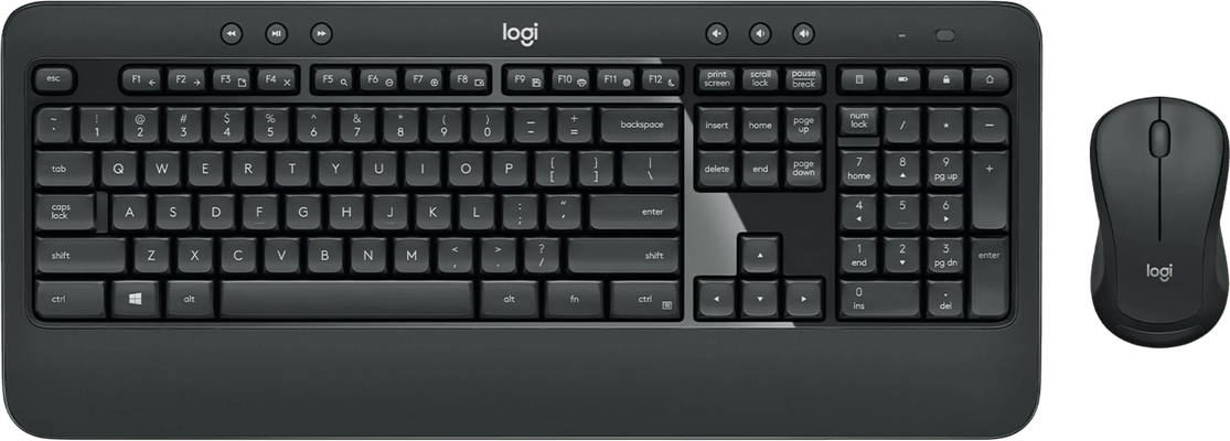 Logitech MK540 Advanced Wireless Keyboard and Mouse Combo - Black