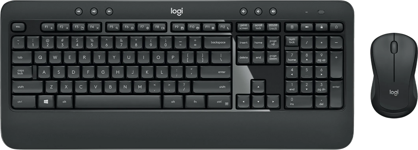 Logitech MK540 Advanced Wireless Keyboard and Mouse Combo - Black