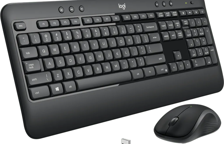 Logitech MK540 Advanced Wireless Keyboard and Mouse Combo - Black – image 2