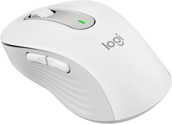 Logitech Signature M650 Silent Bluetooth Wireless Mouse - Off-white – image 2