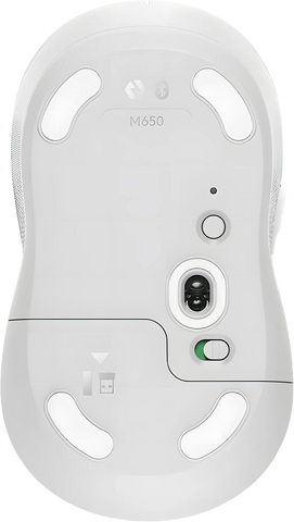 Logitech Signature M650 Silent Bluetooth Wireless Mouse - Off-white – image 4