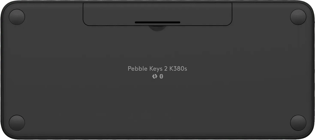 Logitech Pebble Keys 2 K380S Bluetooth Wireless Keyboard - Tonal Graphite – image 2