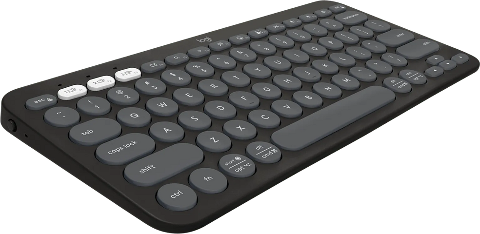 Logitech Pebble Keys 2 K380S Bluetooth Wireless Keyboard - Tonal Graphite – image 3