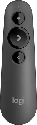 Logitech R500s Wireless Presentation Remote with Red Laser Pointer - Graphite