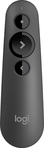 Logitech R500s Wireless Presentation Remote with Red Laser Pointer - Graphite