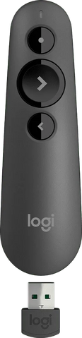 Logitech R500s Wireless Presentation Remote with Red Laser Pointer - Graphite – image 4