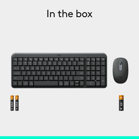 Logitech MK250 Bluetooth Wireless Keyboard and Mouse Combo - Graphite – image 4