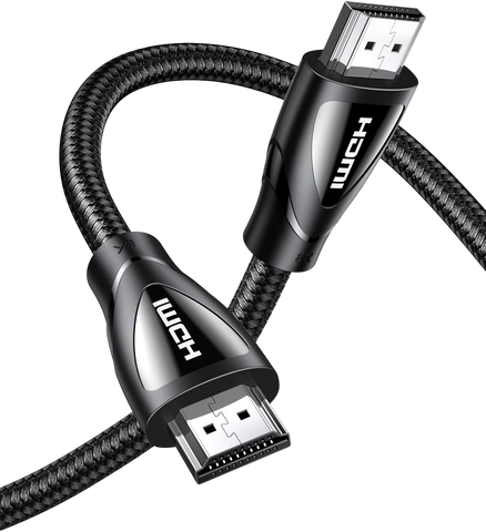 يوجرين HD140 كابل HDMI 2.1 8K 60Hz من ذكر إلى ذكر - 1 متر - أسود