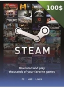 Steam Gift Card USA 100 USD Steam Key