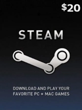 Steam Wallet Gift Card USA 20 USD (19318)