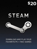 Steam Gift Card USA 20 USD Steam Key