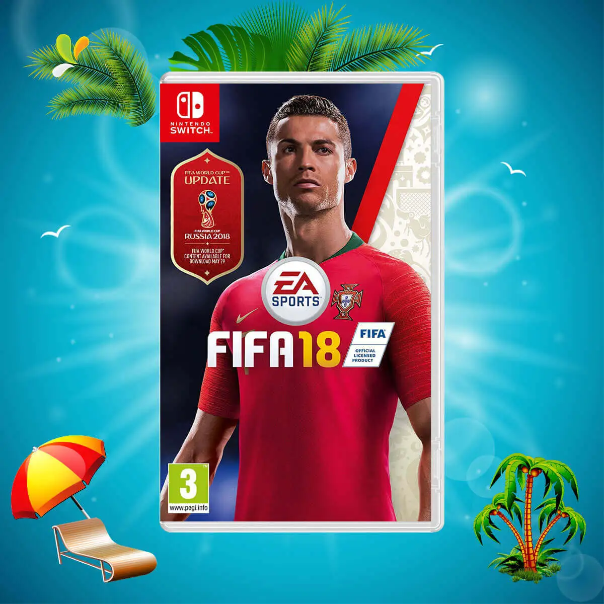 FIFA 18 Nintendo Switch Arabic Edition   for sale in Egypt from Games2Egypt