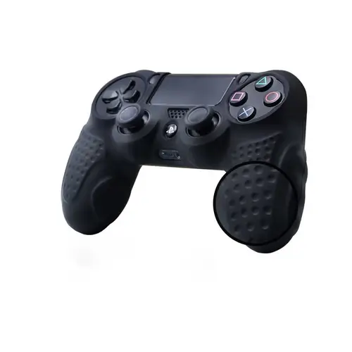 Black Silicone Cover Protector Case - PS4