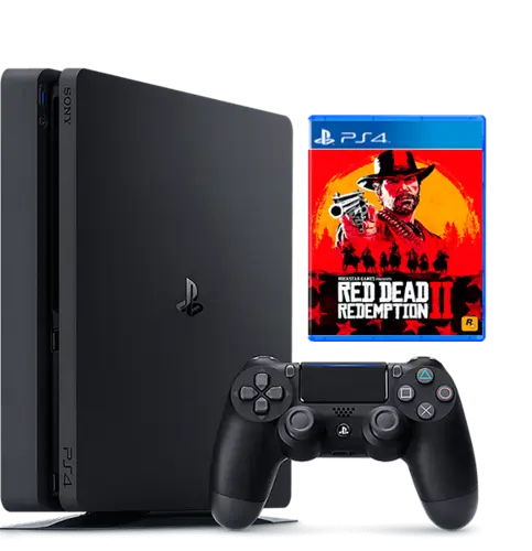 PlayStation 4 500GB Red Dead Redemption 2 Bundle